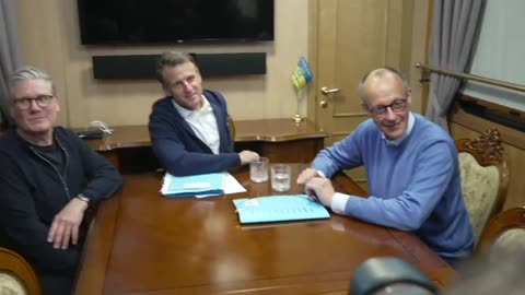 🚨DEVELOPING: Macron, Starmer, and Merz caught on video ...