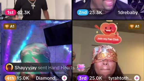 8/15/25 THE BLIND FOLD GAME - DREBABY VS ZAE VS DIAMONDS VS TYRAH ( WHO WINS ? )