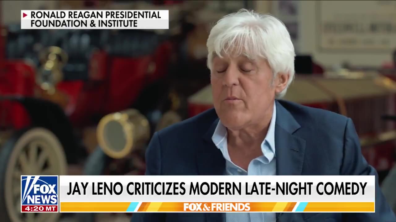 Jay Leno: "Why Shoot for Just Half an Audience?"