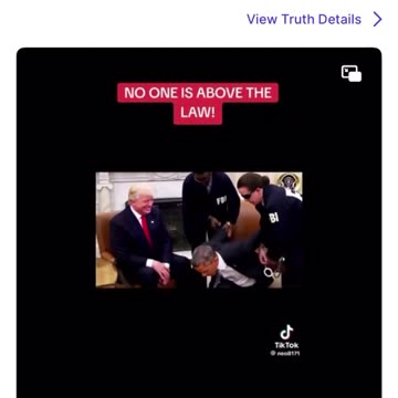 AI videos of Obama being arrested and thrown in prison.