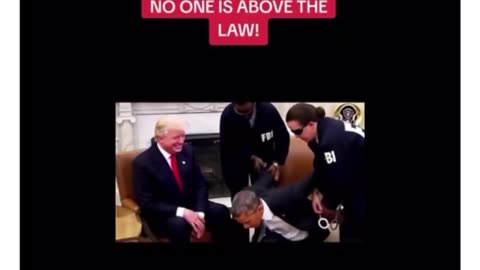 AI videos of Obama being arrested and thrown in prison.