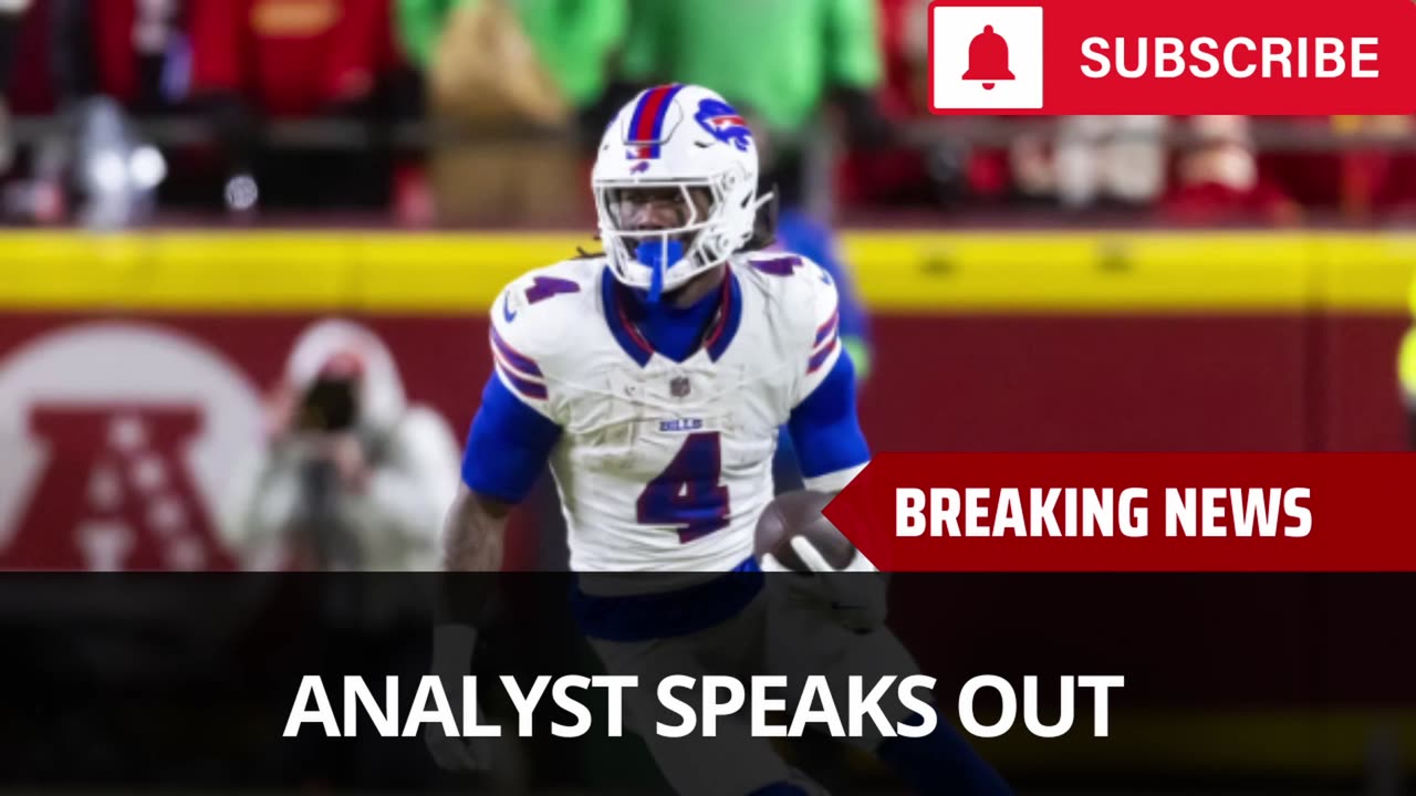 NFL Analyst Speaks Out On Potential Bills James Cook Replacement