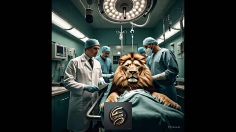 INJURED LION