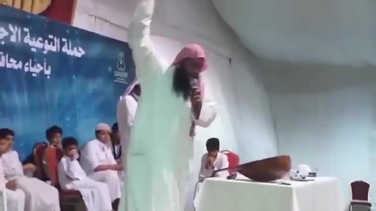 Allah does not like music, so his followers destroy musical instruments.