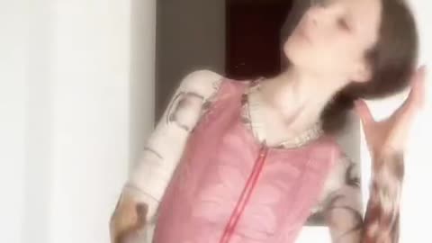 Adorable tgirl is dancing to you