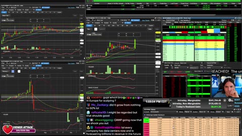 LIVE Day Trading the Stock Market