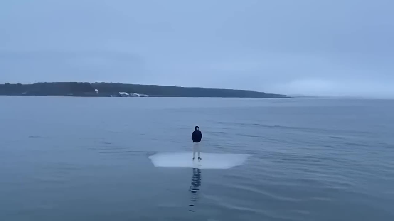 The Ice Floor Said ‘NOT TODAY’ 😂❄️