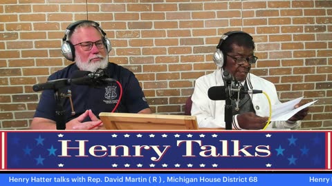 Henry Hatter Talks with Rep. David Martin ( R ) , Michigan House District 68