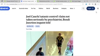 ABC's article on Bondi Junction stabbing inquest quotes shrink called Matthew. Fancy that!