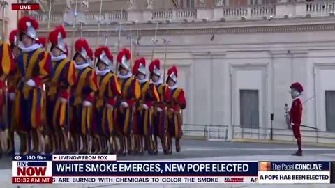 The newly Elected Pope will soon appear on the Balcony of St. Peter’s Basilica.