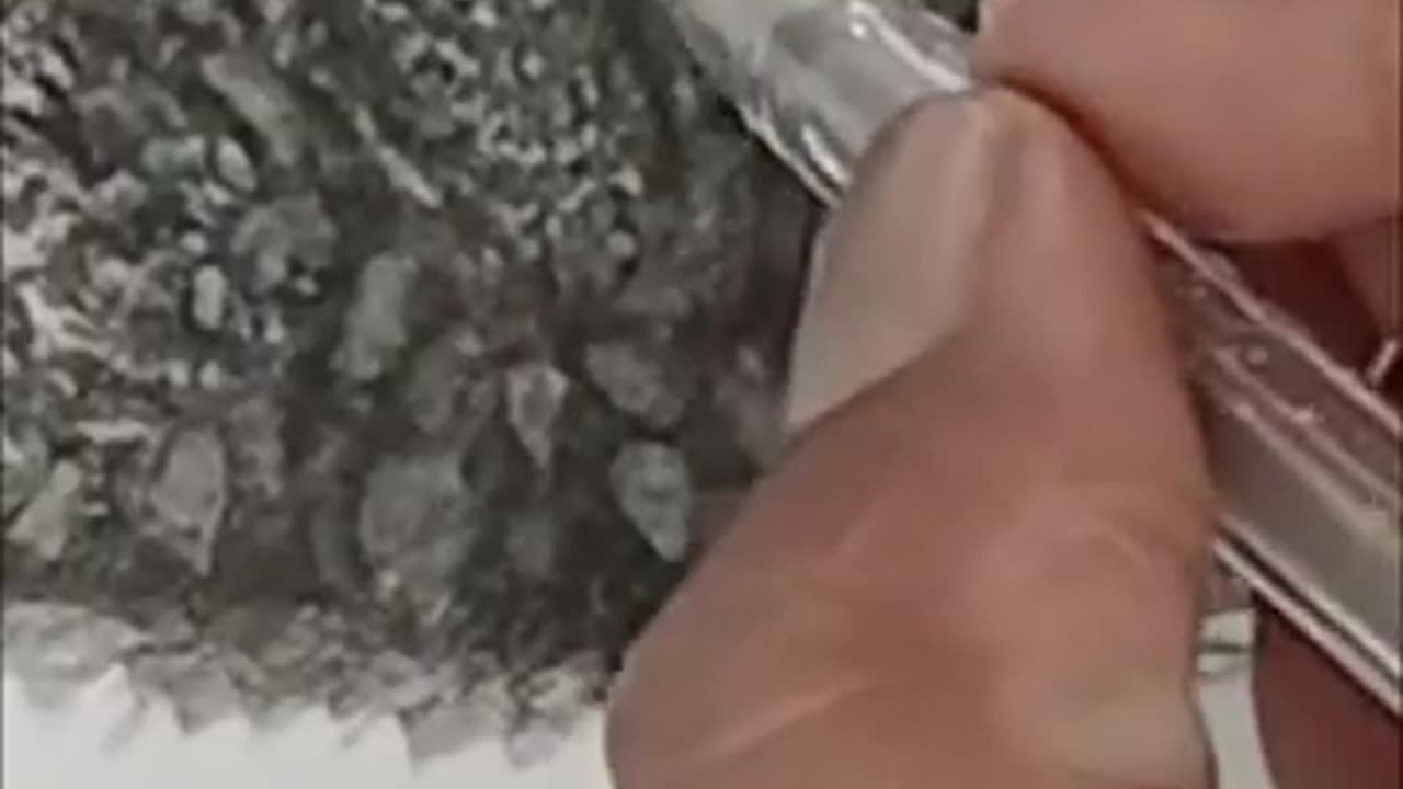 How to draw a bush with a pencil and gel pen for beginners.