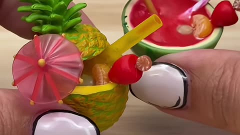 Mini Fruit Cocktail Magic 🧃🍍 | Satisfying Tiny Food Creations!