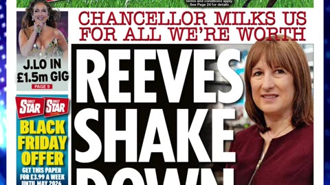 🔥Headlines Wednesday 26th November 2025 Newspaper Headlines 🎉📰#britishpress #breakingnews