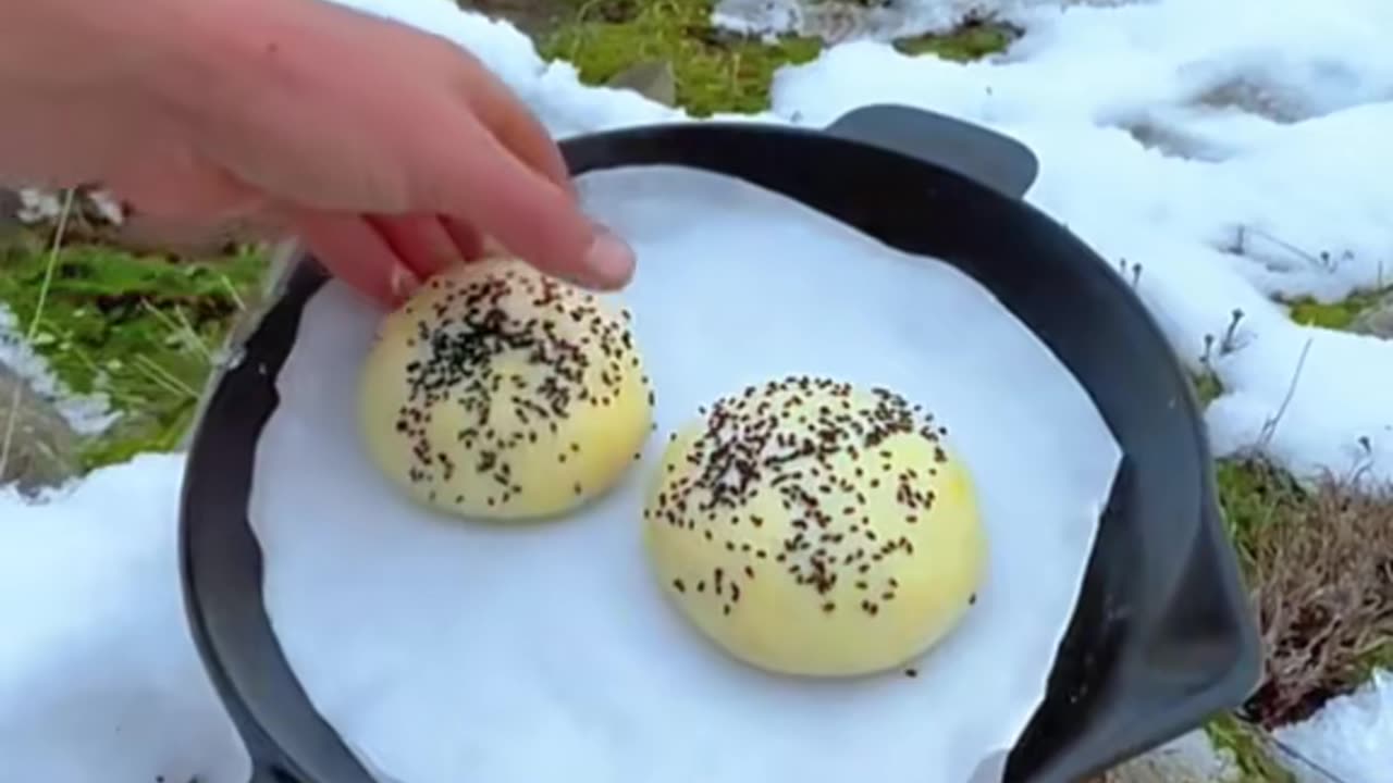 Beef hamburger in the Morning