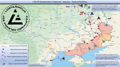 📊💥 Ukraine Russia War | Animated Diagram Shows Strikes on Ukrainian Territory | RCF