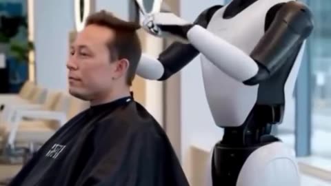 Elon Musk’s Futuristic Haircut: A Robot in Action