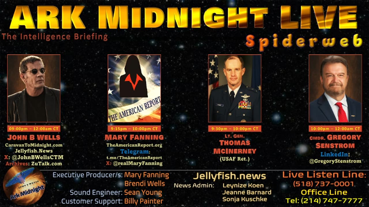 The Intelligence Briefing /Spiderweb - John B Wells LIVE