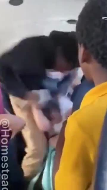 Blacks gang attack White kid