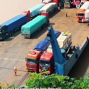 Parking the trucks before hitting the sea