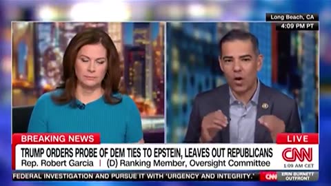 Rep Garcia thinks President Trump is panicking. LOL