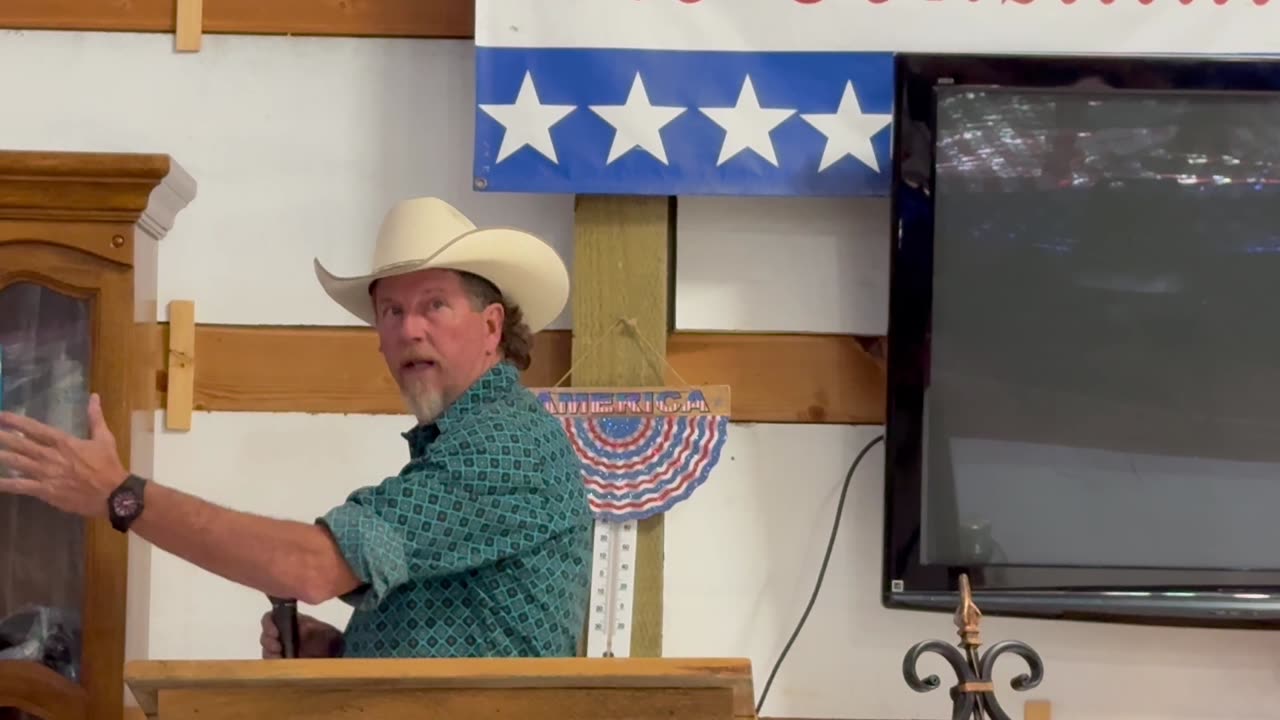 Steve Jarvis speaking on Regenerative Farming and Weather Modification