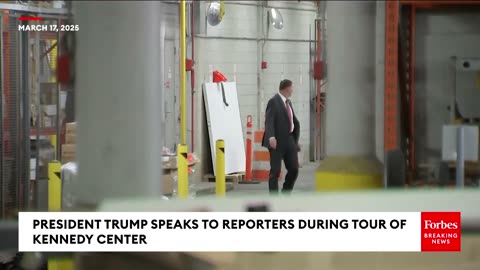 BREAKING NEWS: Trump Takes Multiple Questions From Reporters During Tour Of Kennedy Center