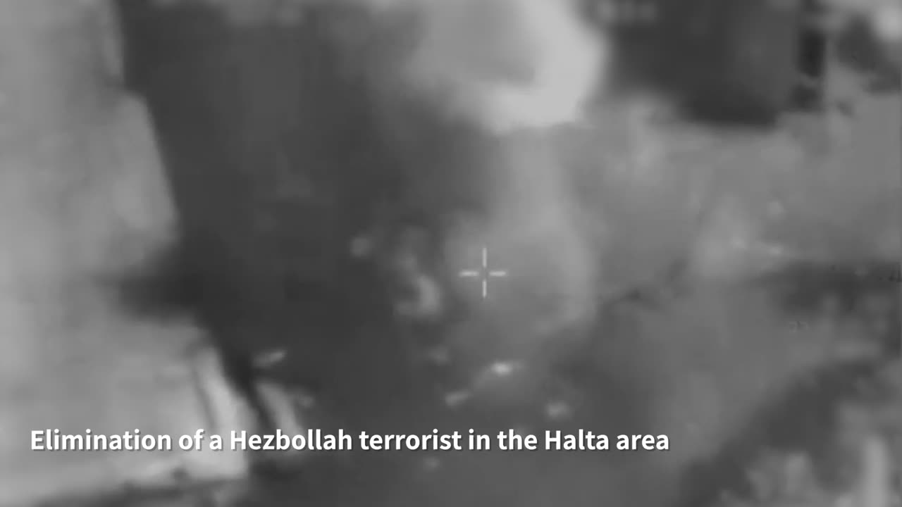 IDF: Earlier today (Sunday), the IDF struck in the area of Halta in southern Lebanon