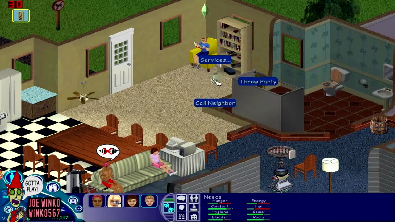 Sims 1 Gameplay Series 1x15 Joe Winko
