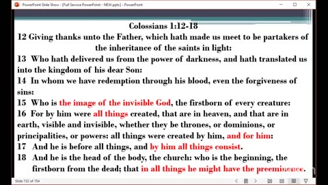 The Narrow Way Christian Church of God - BIBLE-READING and Prayer Service - Wednesday 11/06/2025