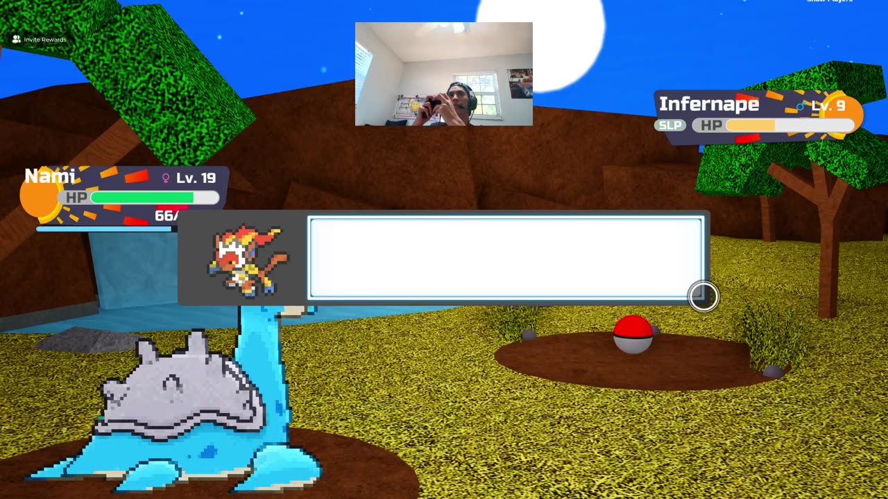 Playing Pokémon on Roblox! | wasiangamer03