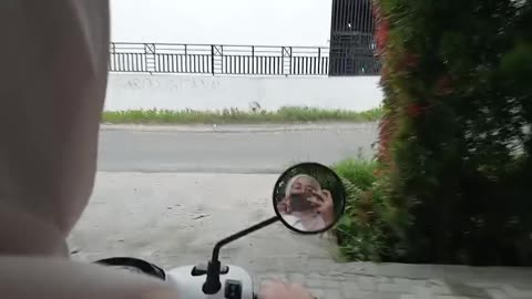 Evening Vespa Ride Vibes