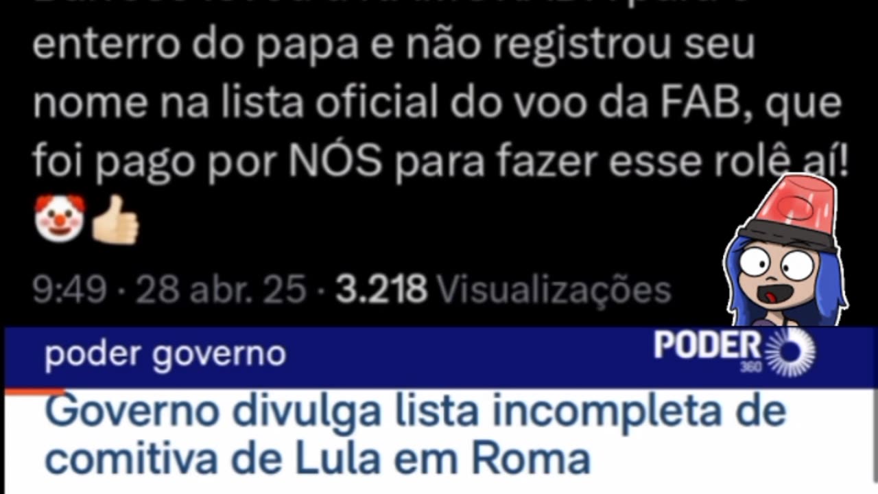 Barroso levou a NAMORADA para o enterro do papa e não registrou seu nome na lista oficial do voo da FAB, que foi pago por NÓS para fazer esse rolê aí!
