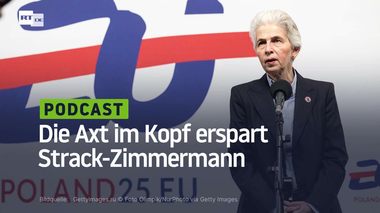 Die Axt im Kopf erspart Strack-Zimmermann