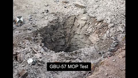 GBU-57 Massive Ordinance Penetrator Test
