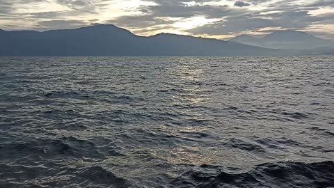 Waiting and Witnessing the Sunset at Lake Singkarak West Sumatra Indonesia Part 4