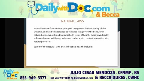 Understanding Natural Law and Programed Identity with Julio Cesar Mendoza DWD 5/22/25