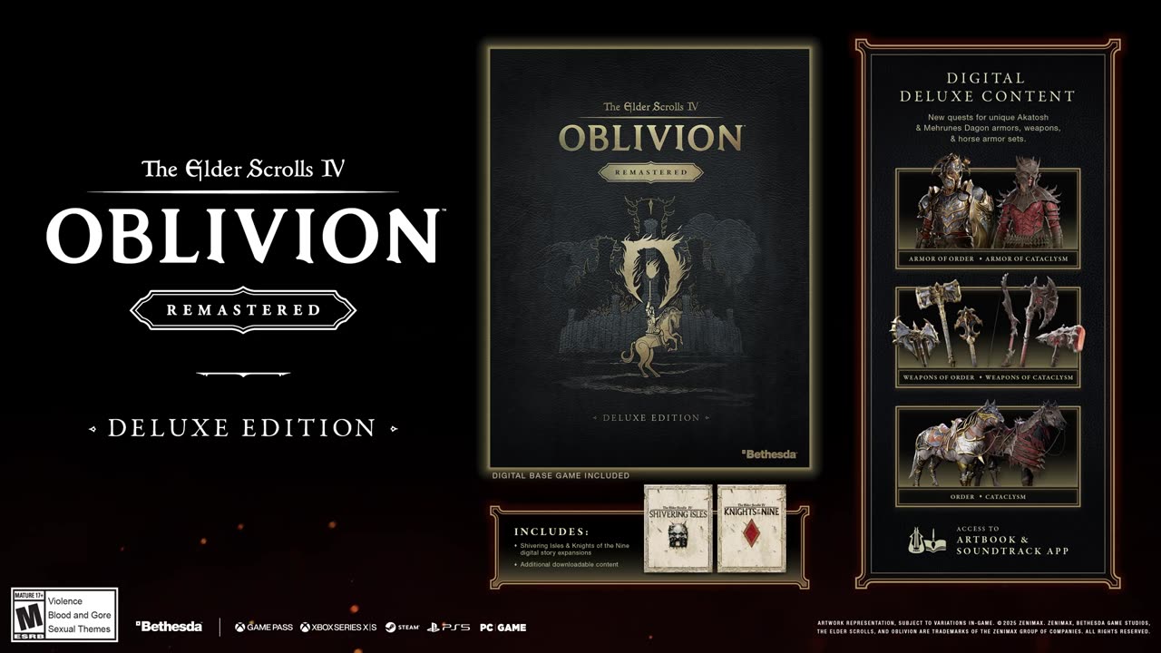 ‘The Elder Scrolls IV: Oblivion Remastered’ Announced And Released – Reveal Trailer