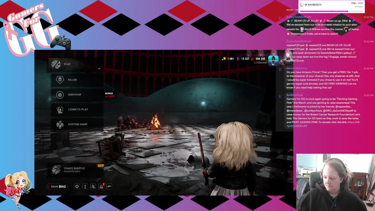 Let The Feral Chaos Commence! L1ttl3mama is live!