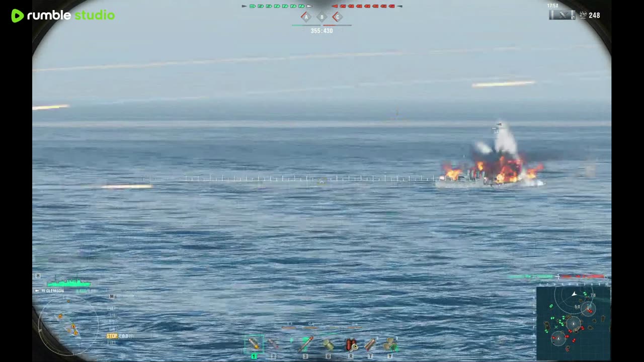 playing World of Warships