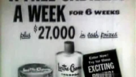 Commercial - Lustre Creme Shampoo jingle contest w Jane Russell