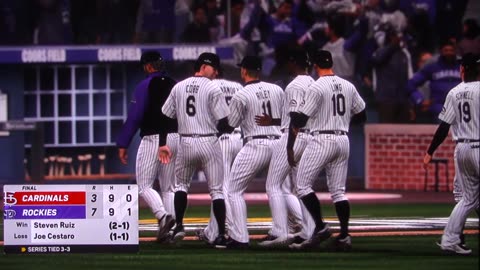 MLB The Show: Colorado Rockies vs St. Louis Cardinals (S13 NLCS G6)