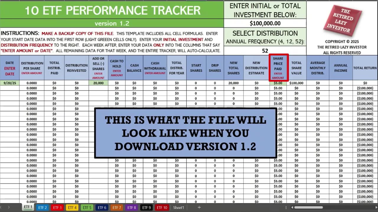 ETF Portfolio Tracker Tutorial