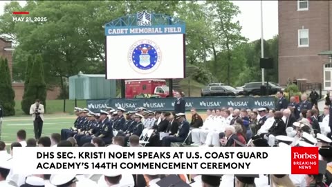 FULL SPEECH: DHS Sec. Kristi Noem Speaks At U.S. Coast Guard Academy’s 144th Commencement Ceremony