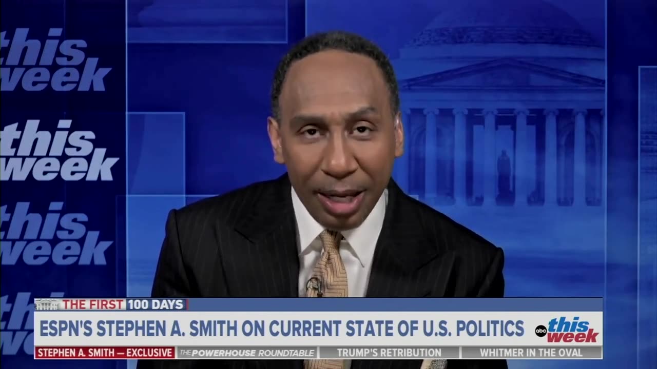 Stephen A. Smith Calls Out 'Foolish And Immature' Critics Of Dem Gov Who Met Trump