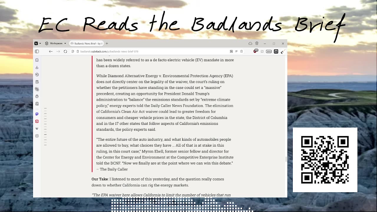 EC Reads the Brief, April 24, 2025
