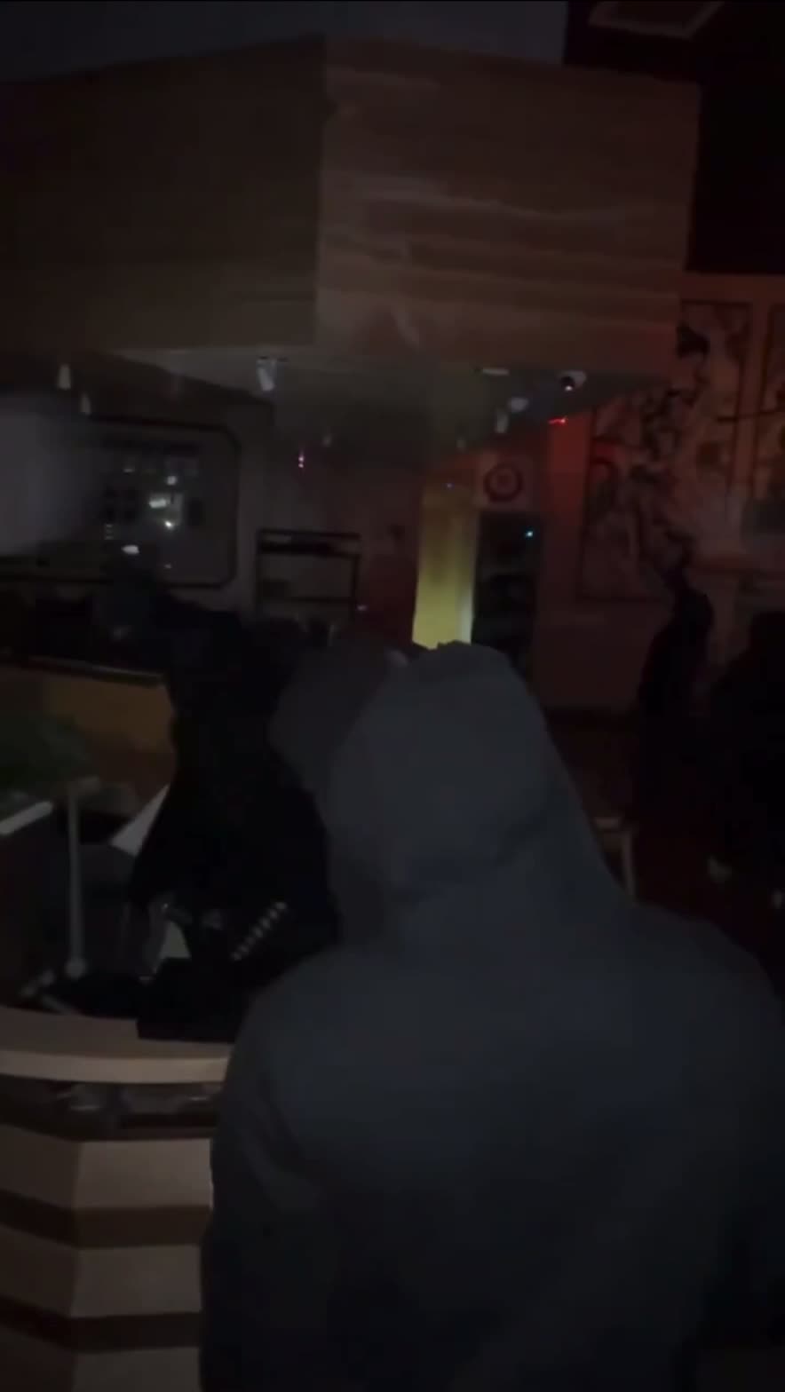 Inside Restaurant Where Masked LA Rioters Loot Cash Registers