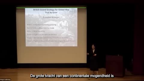 NWC 2025 INS Lecture - Dr. Sarah Paine Geopolitics, (Dutch/NL Subs)
