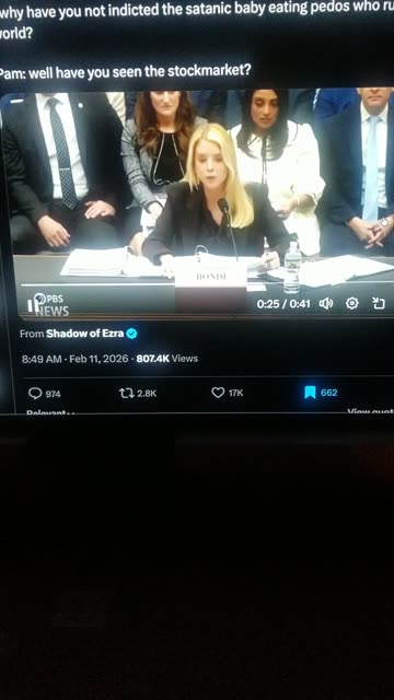 Epstein Isle Non Prosecutor Bondi