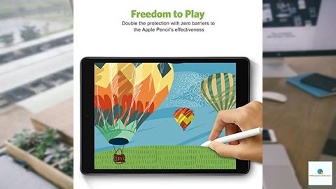 apiker 2 Pack Screen Protector for iPad 9th 8th 7th Generation 10.2 Inch, Tempered Glass F