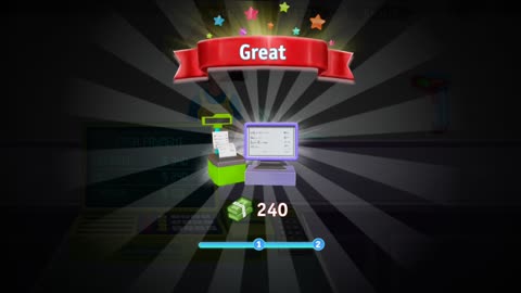 Learn to Be a Cashier Through a Supermarket Simulation Game